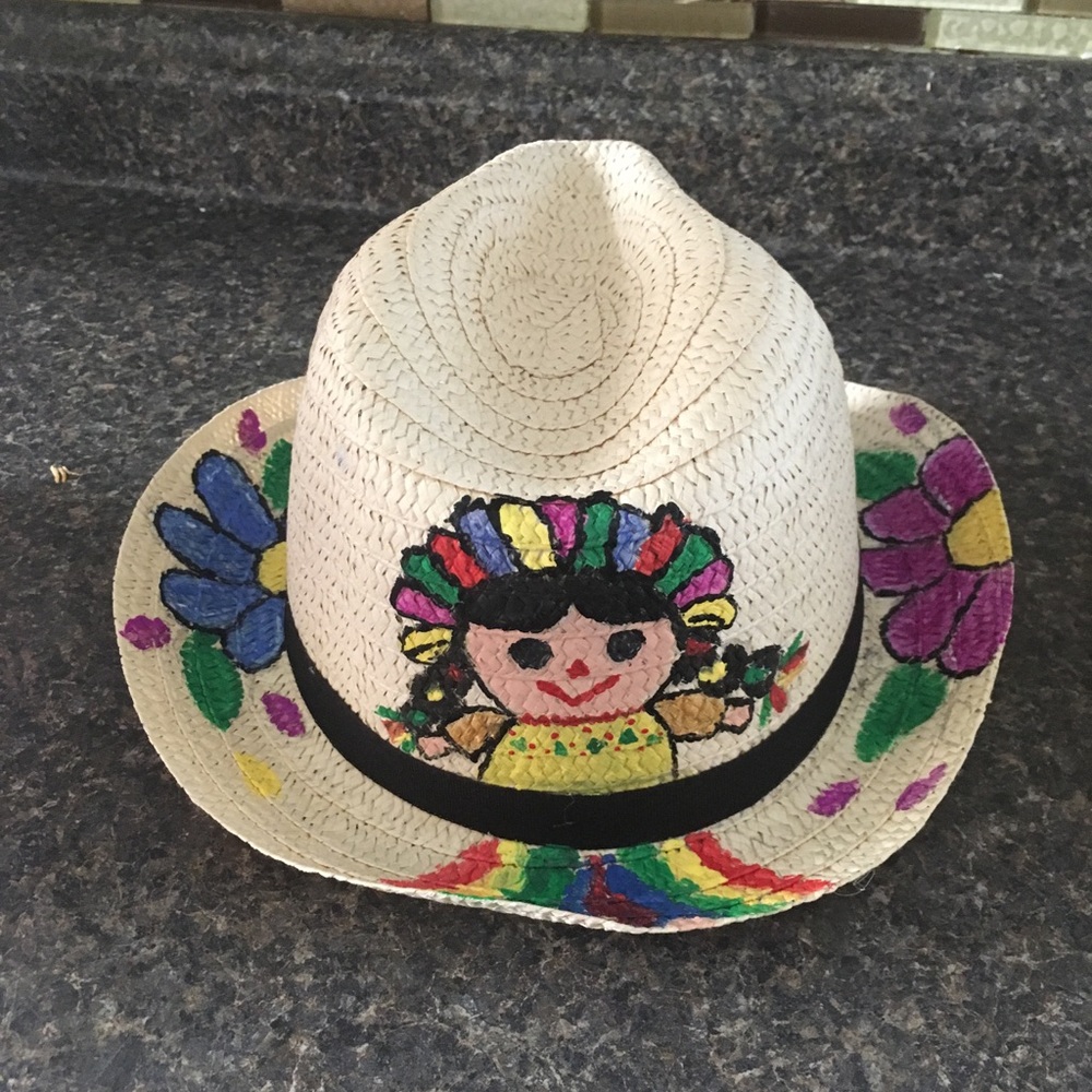 Hand painted acrylic